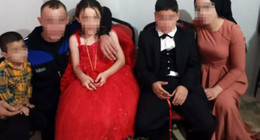 Mardin'de şok edici olay! Kuzen olan 8 ve 9 yaşlarındaki çocuklara nişan töreni yaptılar: Görüntüleri birde sosyal medyada paylaştılar