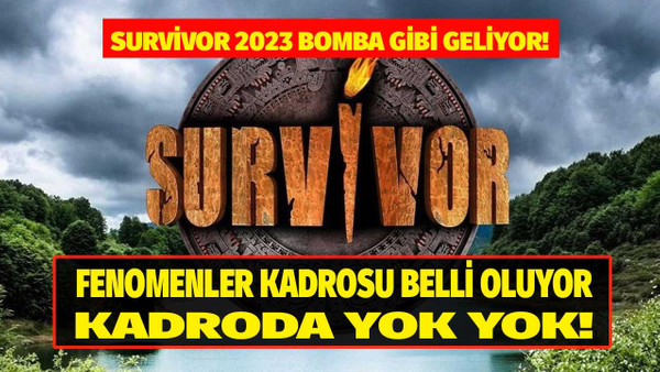 Survivor 2023 fenomenler kadrosu baş döndürdü yok yok Acun Ilıcalı reytinglere damga vuracak