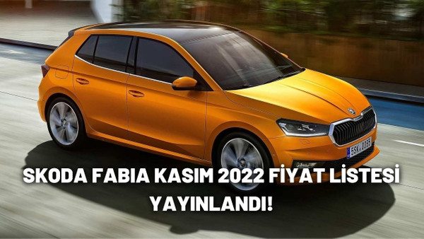 Yeni Skoda Fabia Türkiye'ye geldi Kasım ayı fiyat listesindeki o rakamlar etkiledi!