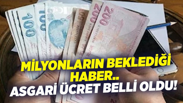 Asgari ücret belli oldu Erdoğan'da zamlı asgari ücret tutarına ayar