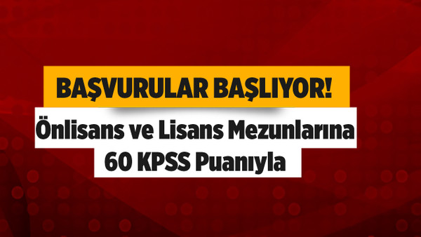 Devlet Memurluğu Olmak İsteyene Fırsat: Önlisans ve Lisans Mezunlarına 60 KPSS Puanıyla Memur Alımı