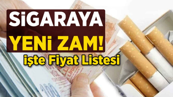 Sigara ve alkol fiyatlarına rekor zam İşte güncel zamlı fiyatlar"