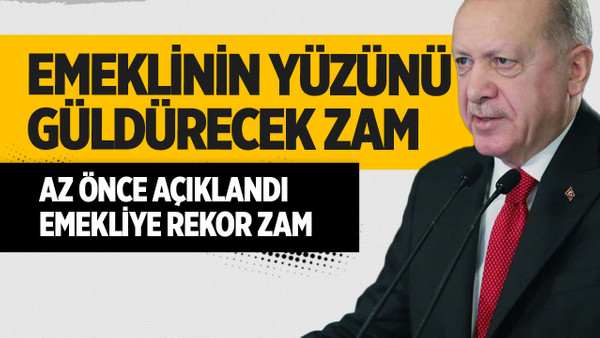 Erdoğan Emeklinin Yüzünü Güldürecek Tarihi Az Önce Açıkladı! Emekliye Rekor Zam!