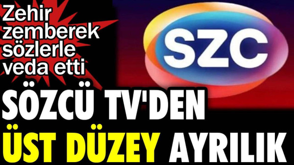 Sözcü TV'de şaşırtan ayrılık! Sansasyon yaratan açıklamalarla veda etti.