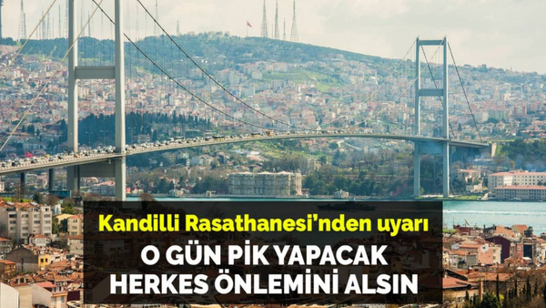 Kandilli Rasathanesi'nden İstanbul Halkını Korkutan Uyarı Az Önce Geldi