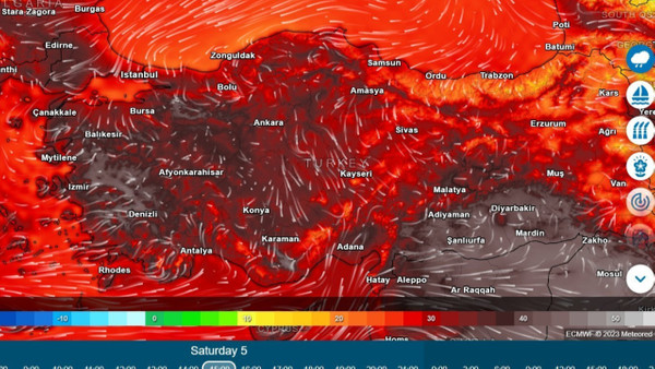 Harita kıpkırmızı oldu! Antalya Adana Mersin İstanbullular kaçacak yer bulun!