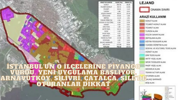 İstanbul'un Belirli İlçelerine Talih Kuşu Kondu: Arnavutköy, Silivri, Çatalca ve Şile Dikkat