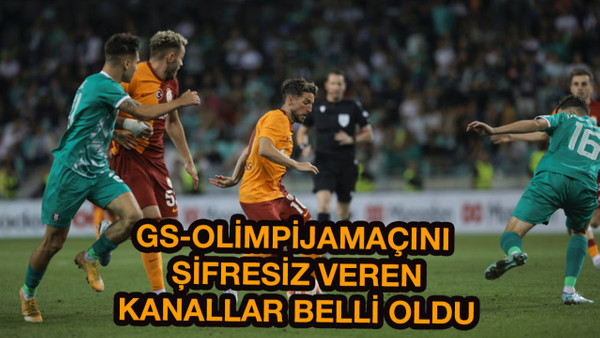 Galatasaray - NK Olimpija maçı saat kaçta, şifreli mi şifresiz mi? uydudan şifresiz veren kanal