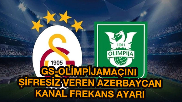 Galatasaray-Olimpija maçını şifresiz veren Azerbaycan kanalı AZ TV ve İdman TV frekans ayarları 2023