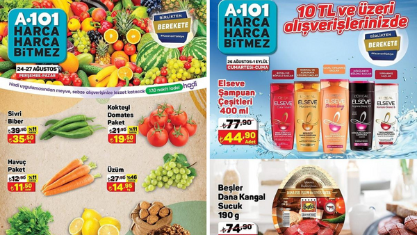 A101 Haftanın Yıldızları Kataloğu Yayınlandı: A101'den Elseve şampuanlar sadece 44.90 TL!