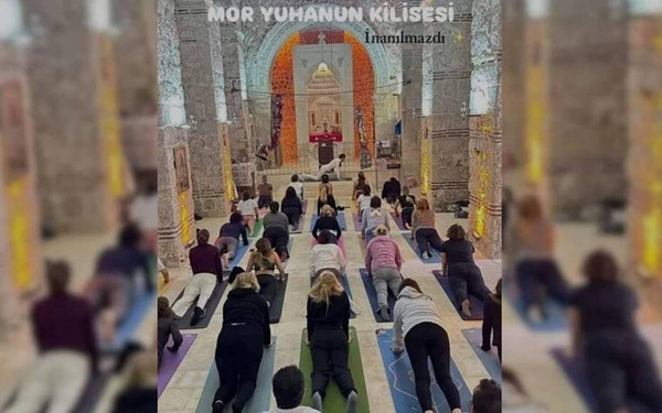 Mardin’de Tepki Çeken Saygısızlık: Süryani Kilisesine Yoga Etkinliği Yapıldı