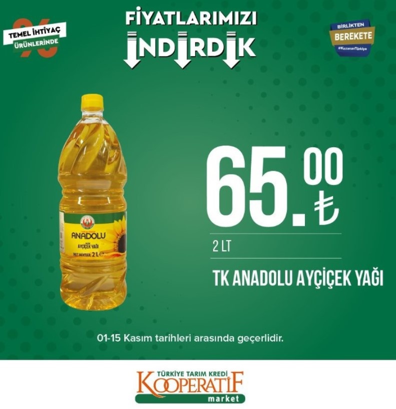 Fiyatları indirin talimatını Erdoğan vermişti Ayçiçek yağı fiyatı uzun süre sonra 70 liranın altına çekildi - Resim : 2