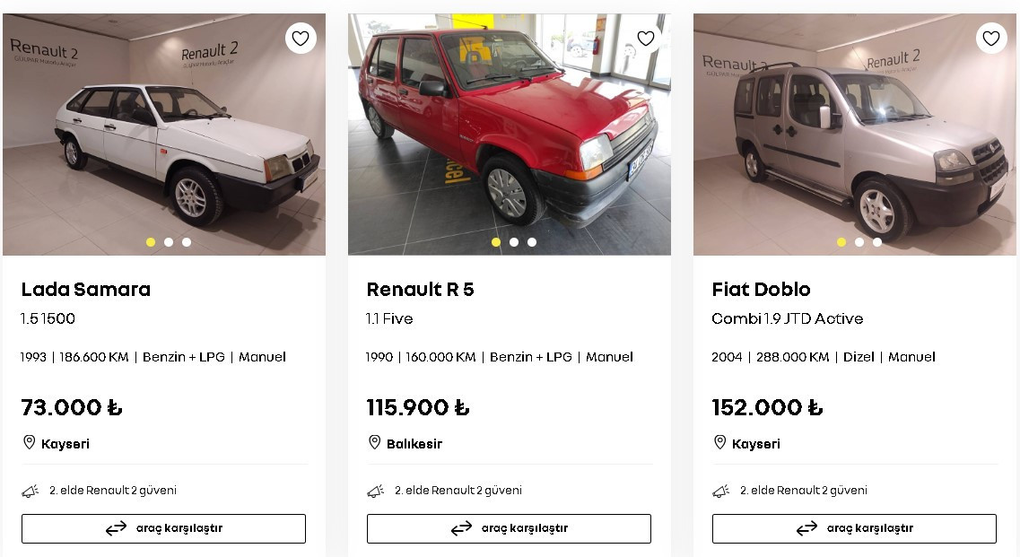 Sıfırını alamayana Renault kredi destekli fabrikadan ikinci el araç satışı 73 bin liraya 2.el araba fırsatı! - Resim : 1