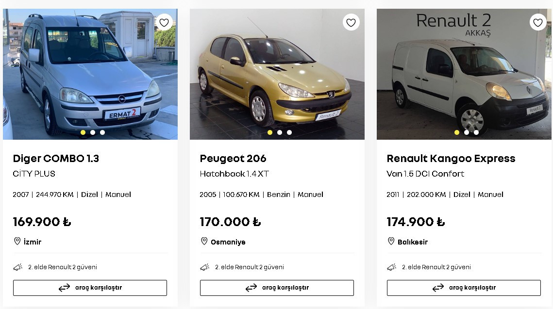 Sıfırını alamayana Renault kredi destekli fabrikadan ikinci el araç satışı 73 bin liraya 2.el araba fırsatı! - Resim : 2