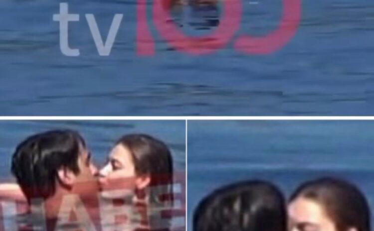 Afra Saraçoğlu, Mert Ramazan Demir'i öpmeye doyamadı Denizde dudak dudağa öpüştükleri video paylaşıldı - Resim : 1