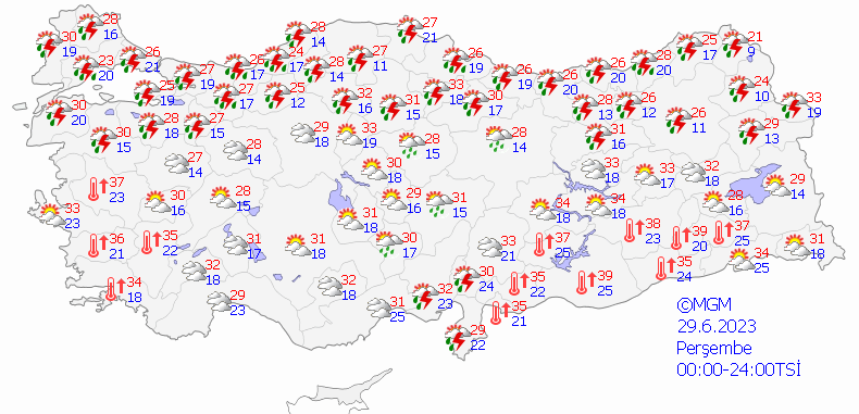 Bugünkü hava durumuna dikkat! Meteoroloji'den sarı kodlu 8 il için uyarı İstanbul, Sakarya, Kocaeli, Düzce,  Tekirdağ... - Resim : 1