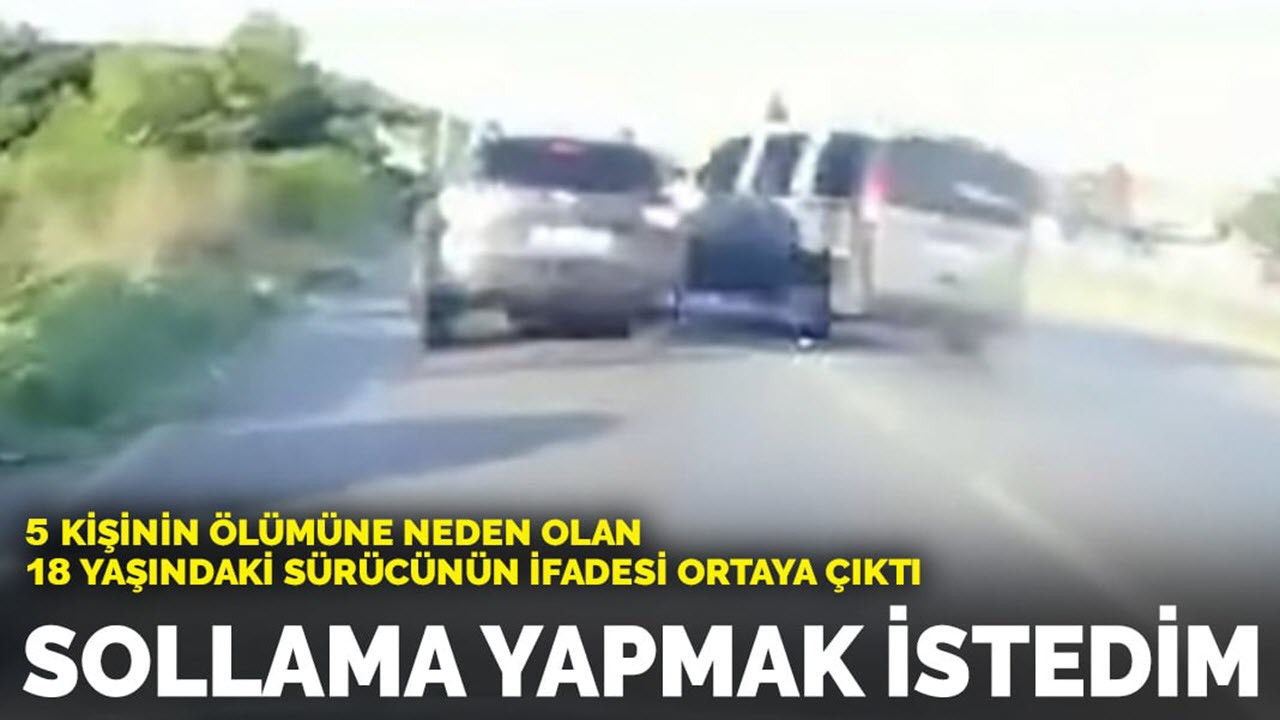 İzmir'de makas atma sonucu 5 kişinin öldüğü 20 kişinin yaralandığı korkunç kazaya neden olan sürücü bakın kim çıktı! İlk ifadesi ortaya çıktı