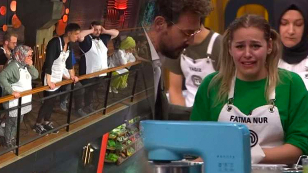 MasterChef All Star'da facia! Kanlar içinde kalan MasterChef Fatma Nur gözyaşlarına boğuldu...