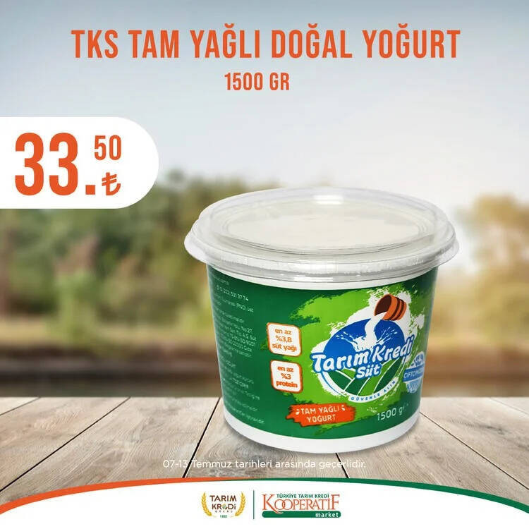 Tarım Kredi Marketlerinde indirim yağmuru: Zam gelmeden son fiyatlar! Son 3 gün bu fiyatları kaçırmayın! Süzme peynir 49.95 TL, yoğurt 12.75 TL, süt 4.75 TL - Resim : 7