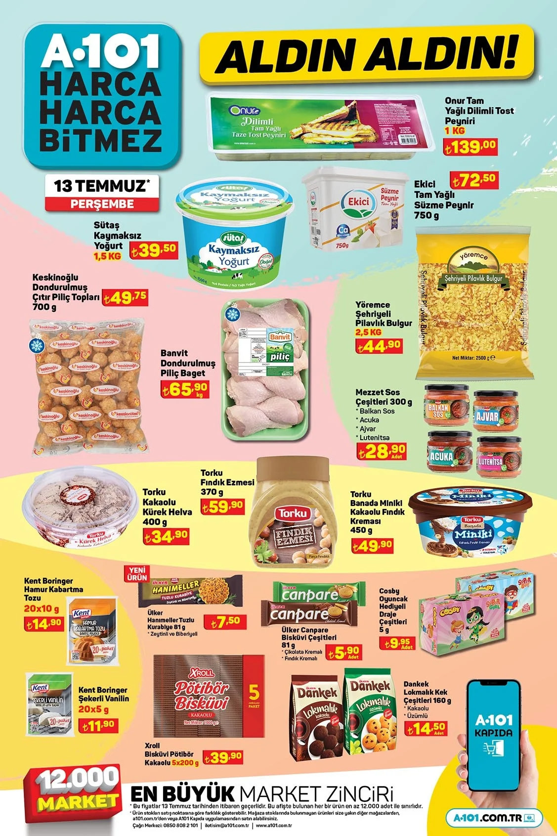 A101 13 Temmuz Aktüel ürünleri kataloğu yayınlandı Büyük yaz indirimi başlıyor! Elektronikten bahçe ürünlerine dev indirim - Resim : 11