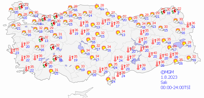 İzmir, Aydın, Uşak, Manisa, Muğla ve 16 il için yüksek sıcaklık alarmı: Bu saatlerde sakın dışarı çıkmayın İşte sıcaklığın tavan yapacağı 21 il - Resim : 3