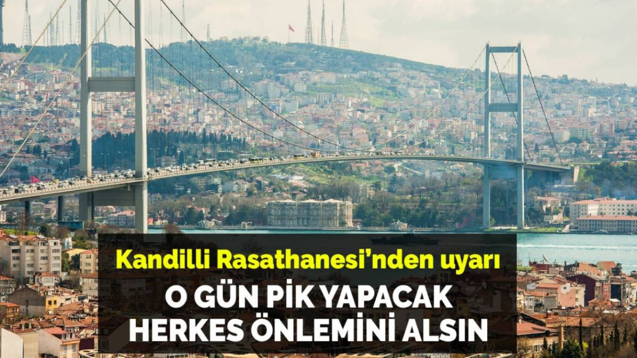 Kandilli Rasathanesi'nden Alarm Zilleri: İstanbul Halkını Korkutan Uyarı Az Önce Geldi Bu tarihe dikkat!