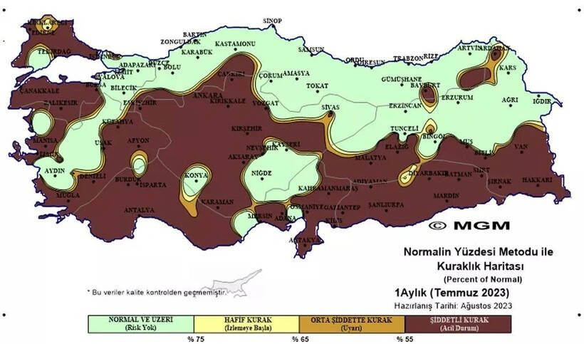 Meteoroloji'den korkutan haritayı paylaştı: Şiddetli kuraklık kapıda! Aşırı sıcakların bitişi için tarih de belli oldu - Resim: 3