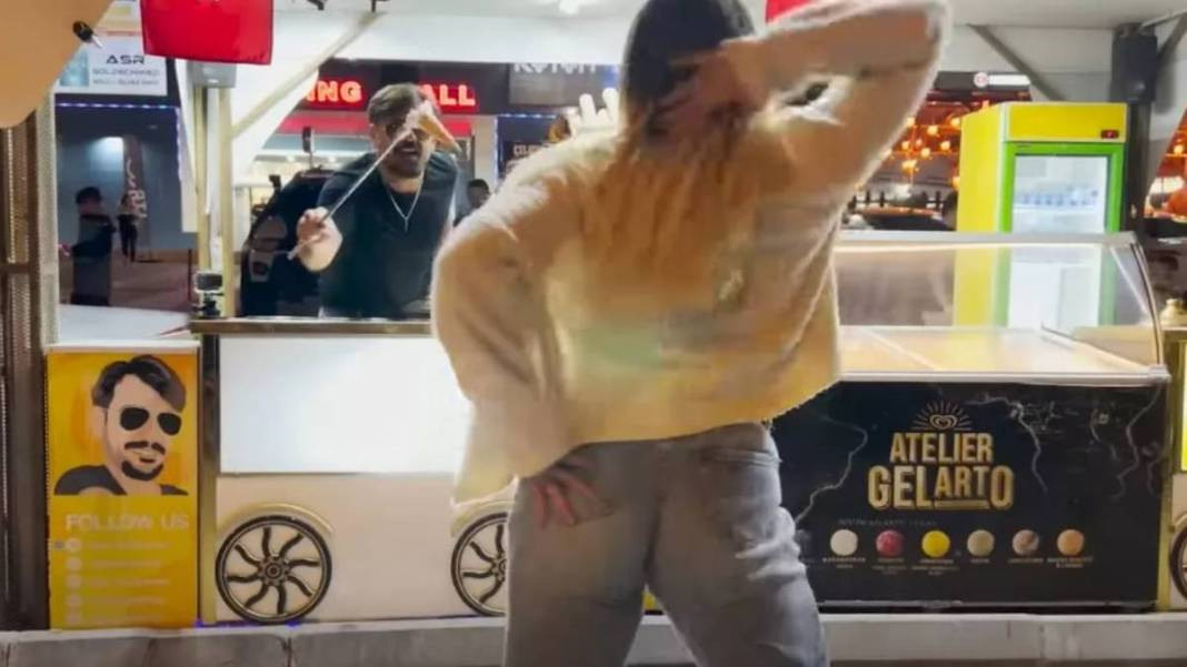 Çılgın Dondurmacı yine skandal dansı ile gündem oldu! Görüntüler sosyal medyada karışıklık yarattı.. - Resim : 1