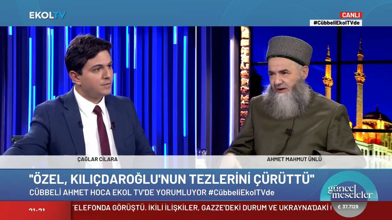 Cübbeli Ahmet Hoca, İmamoğlu'na Karşı Destekleyeceği İsmi İlk Kez Açıkladı - Resim : 1