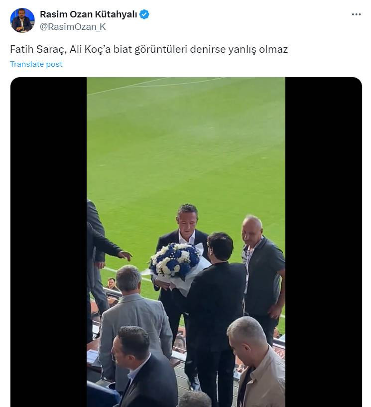 Ali Koç Kasımpaşa’ya Gitti! Rasim Ozan Kütahyalı Fenerbahçe’yi Ayağa Kaldırdı - Resim : 1